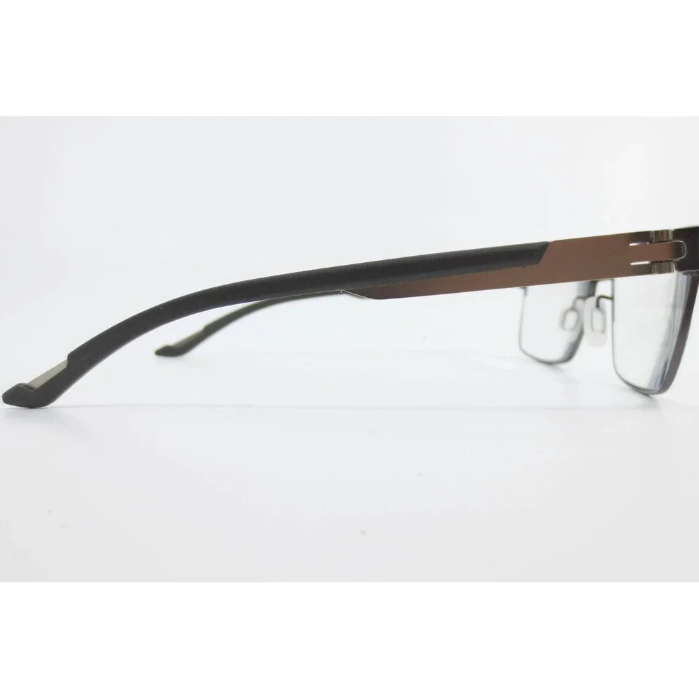 West Made in Italy 99565 Col.2 Brown Rectangular Eyeglasses Frames 53-15-135